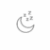 Schlafmond mit Z-Symbolen